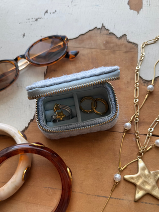 Tweed Mini Jewelry Box