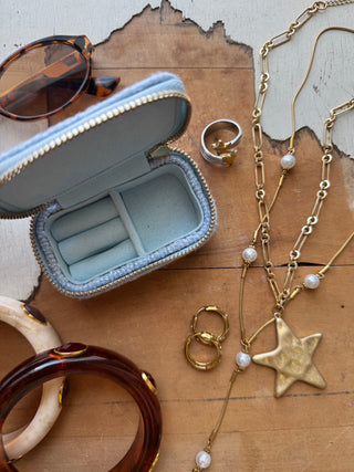Tweed Mini Jewelry Box