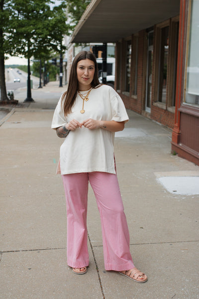 Millie Gingham Drawstring Pants