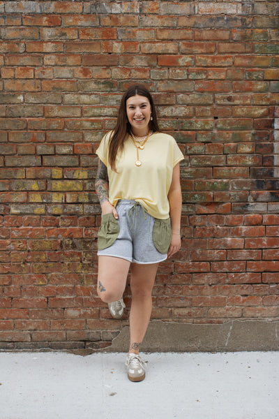 Clara Contrast Pocket Shorts