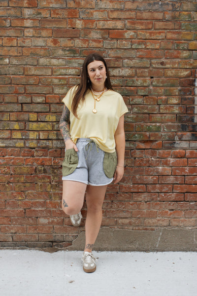 Rylee Knit Cap Sleeve Top