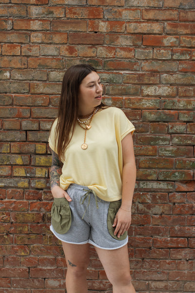 Clara Contrast Pocket Shorts