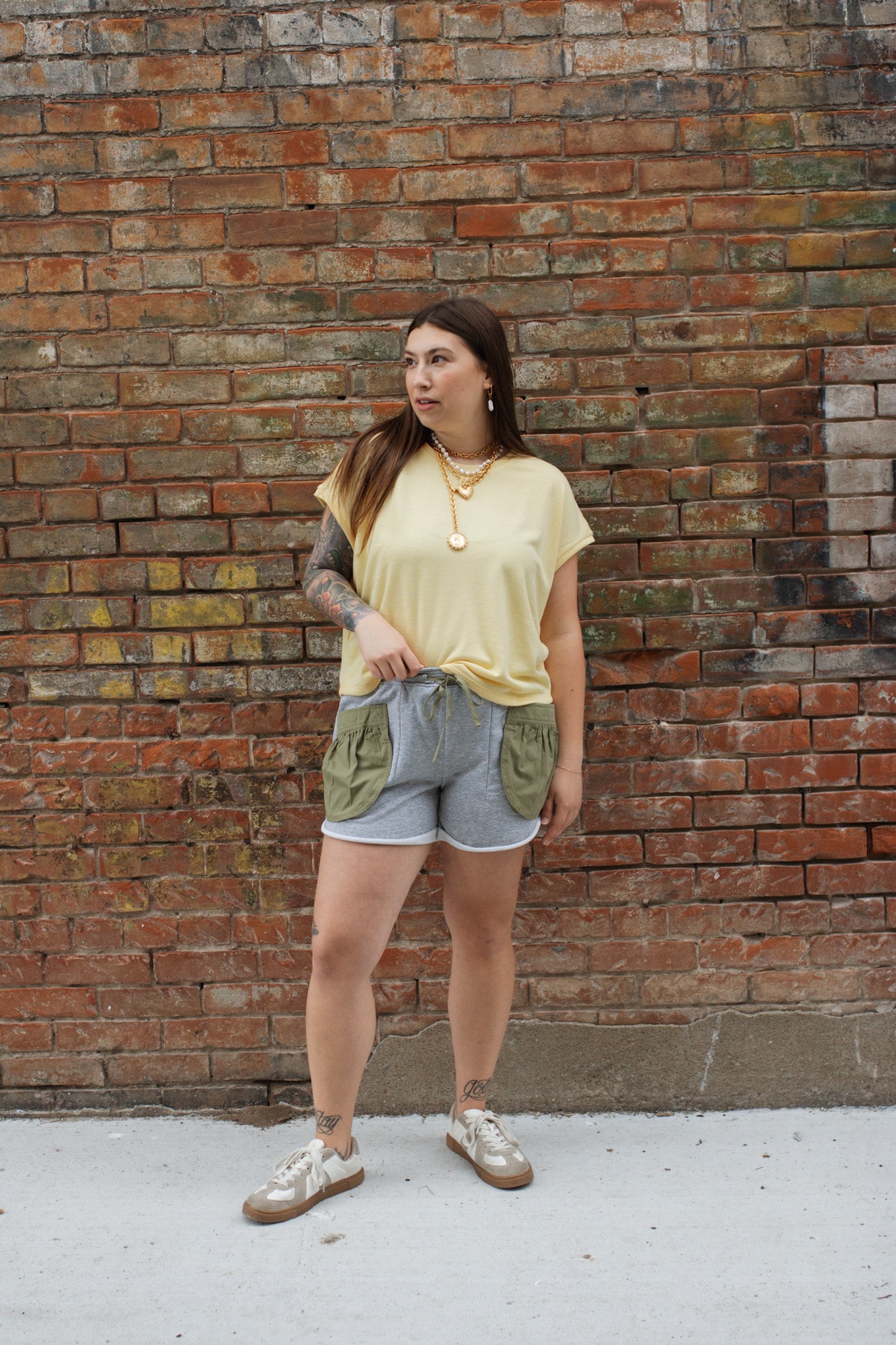 Clara Contrast Pocket Shorts
