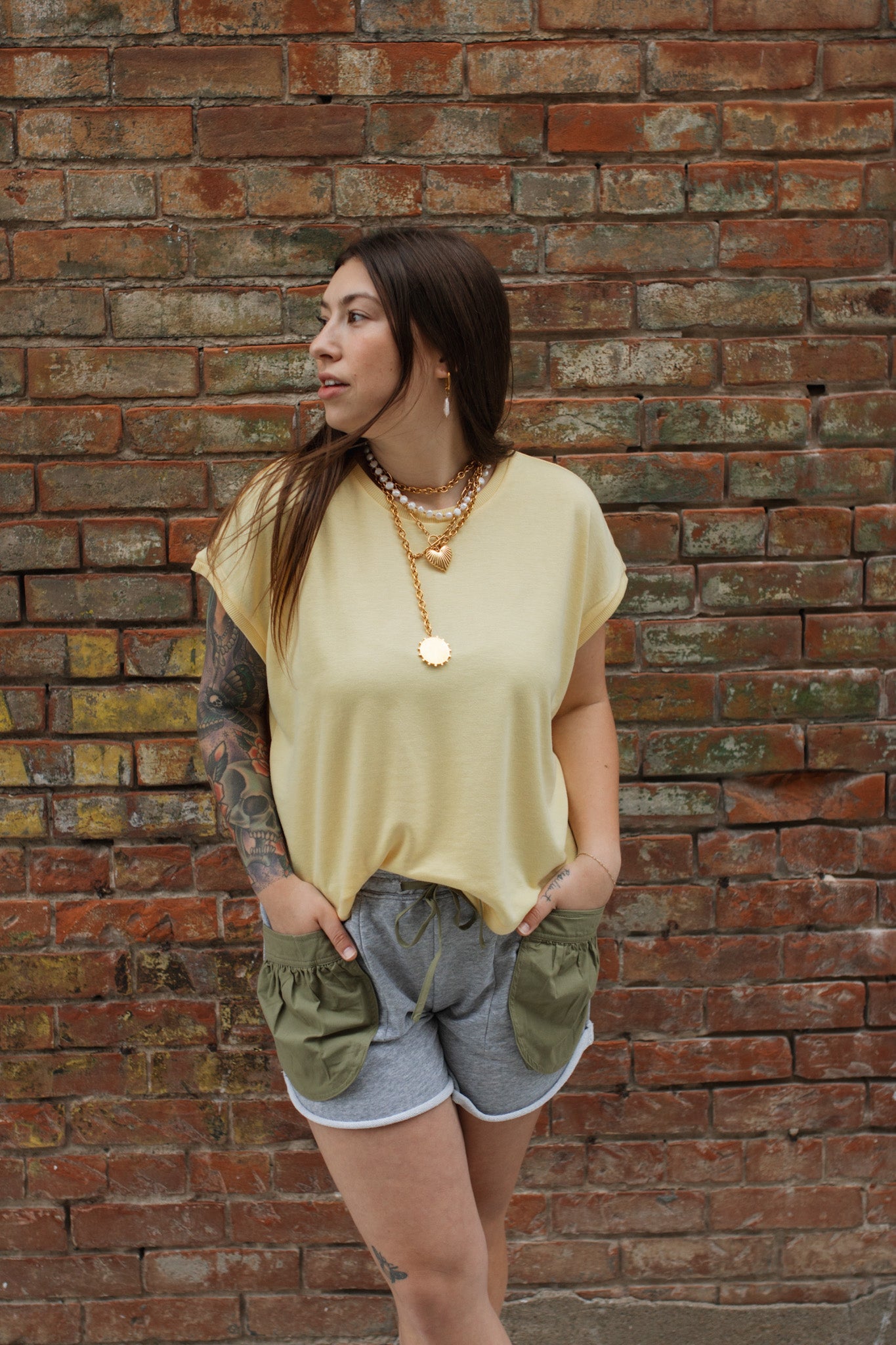 Clara Contrast Pocket Shorts