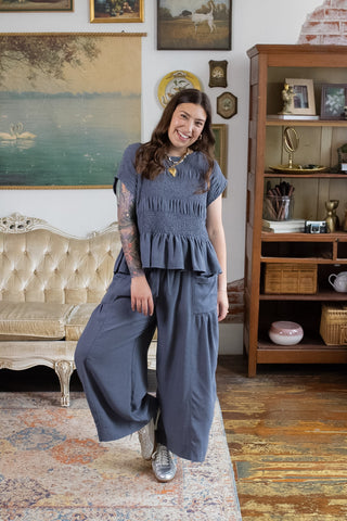 Riley Smocked Pant Set