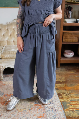 Riley Smocked Pant Set