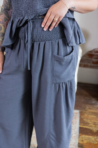 Riley Smocked Pant Set
