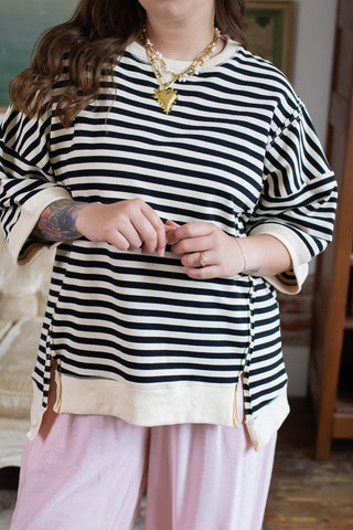 Romee Oversized Stripe Top