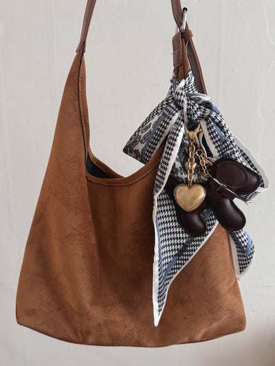 Faux Leather Dog Bag Charm