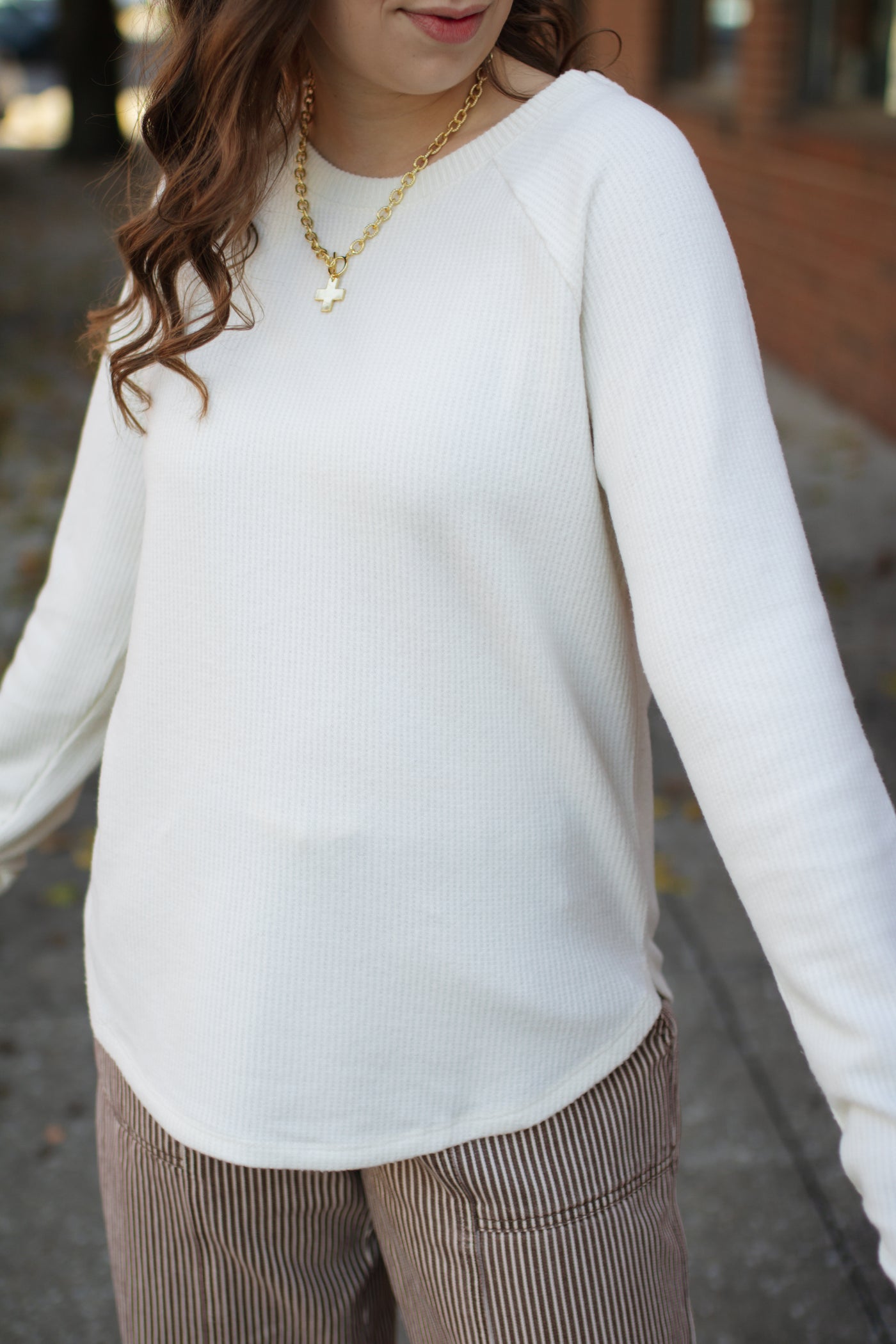 DOORBUSTER | Essential Layering Waffle Long Sleeve