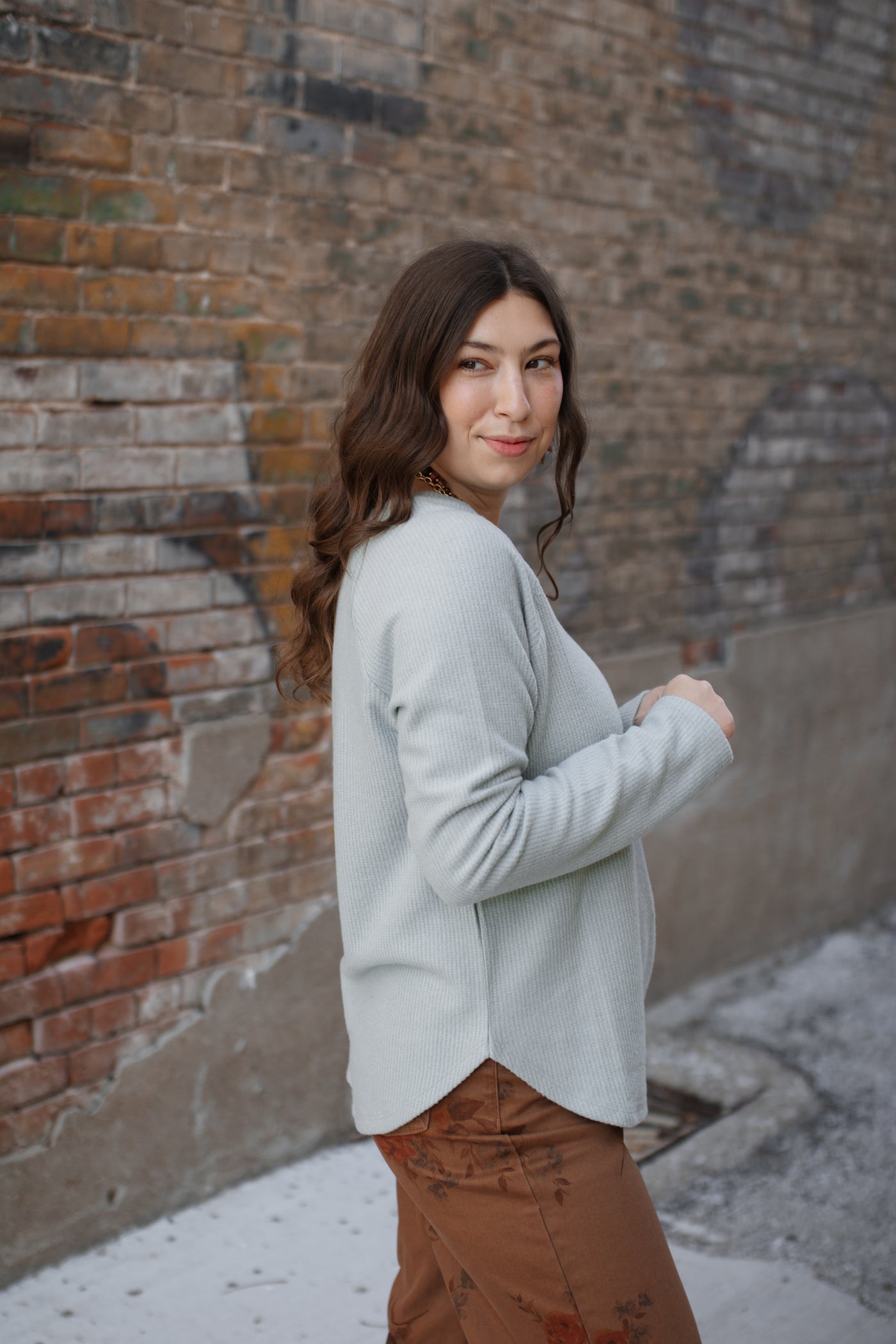 DOORBUSTER | Essential Layering Waffle Long Sleeve