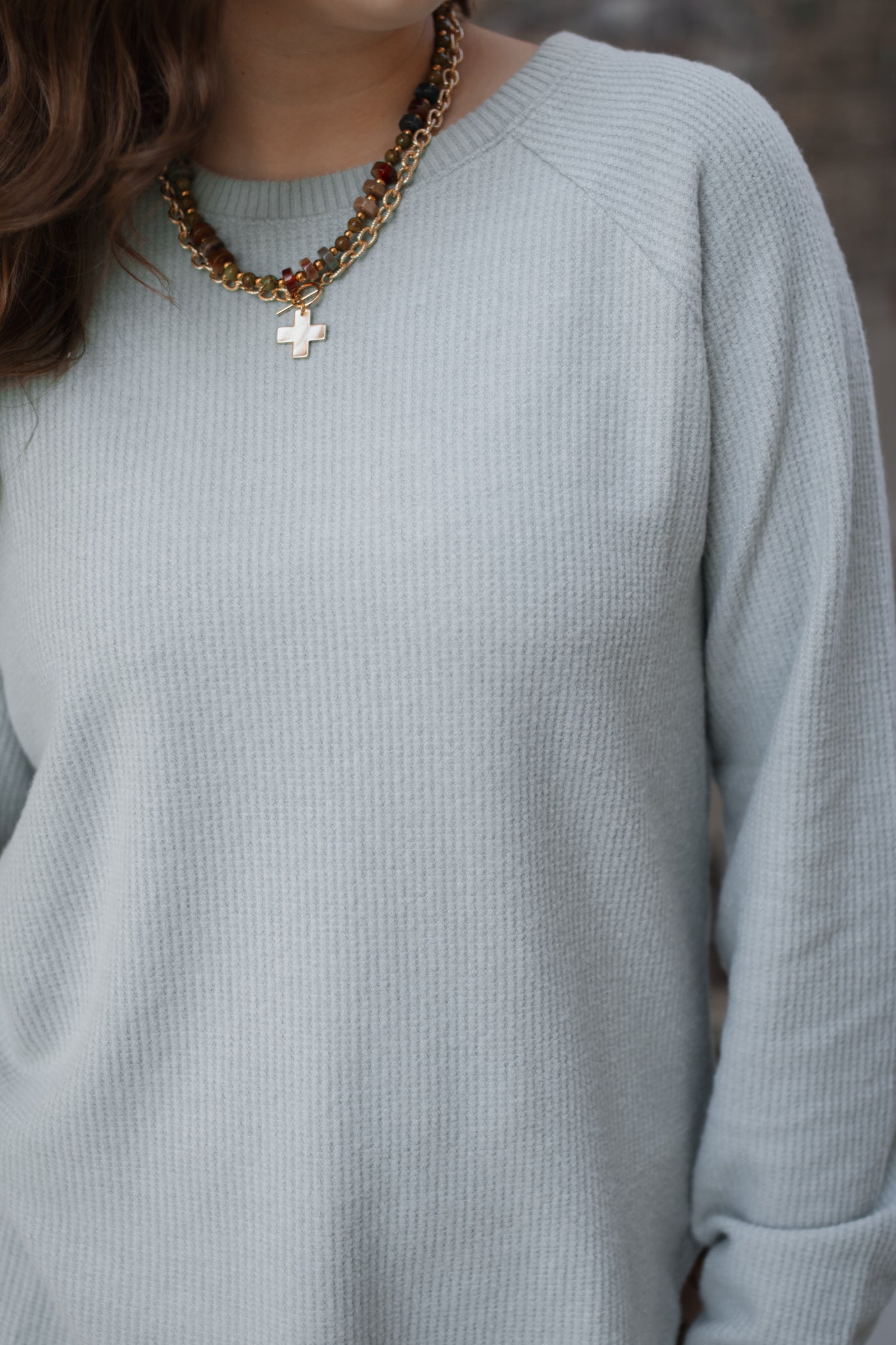 DOORBUSTER | Essential Layering Waffle Long Sleeve