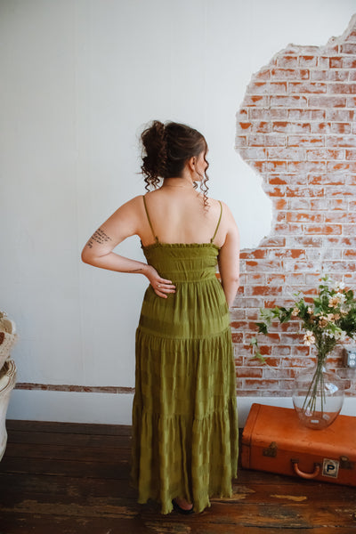 Cheers To You Tiered Maxi Dress
