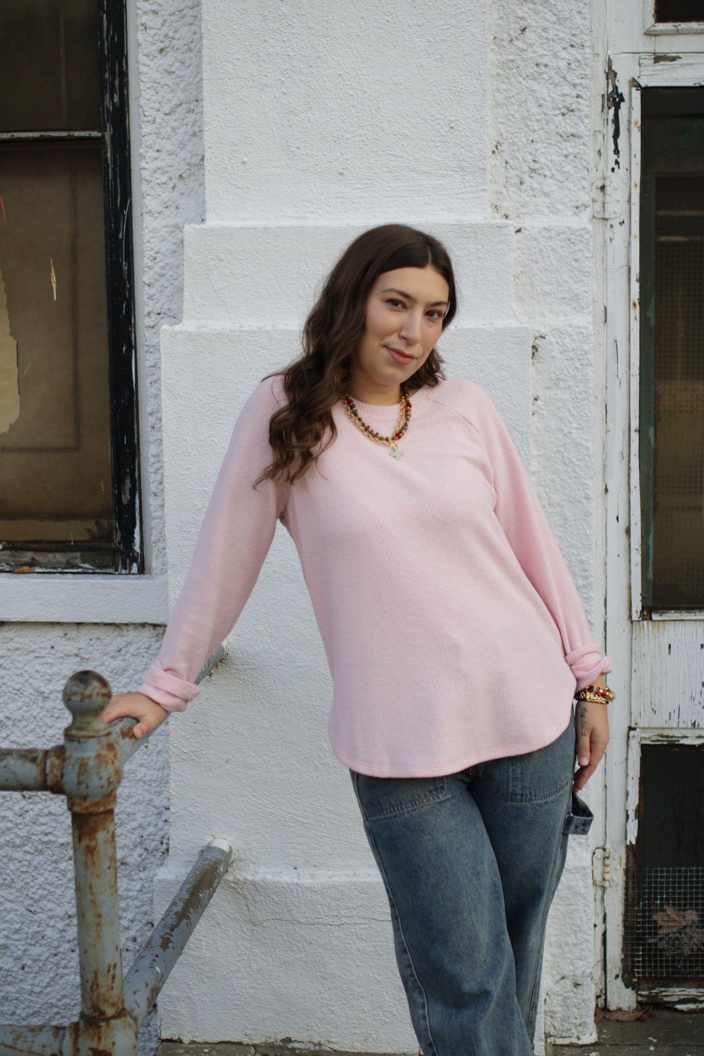 DOORBUSTER | Essential Layering Waffle Long Sleeve