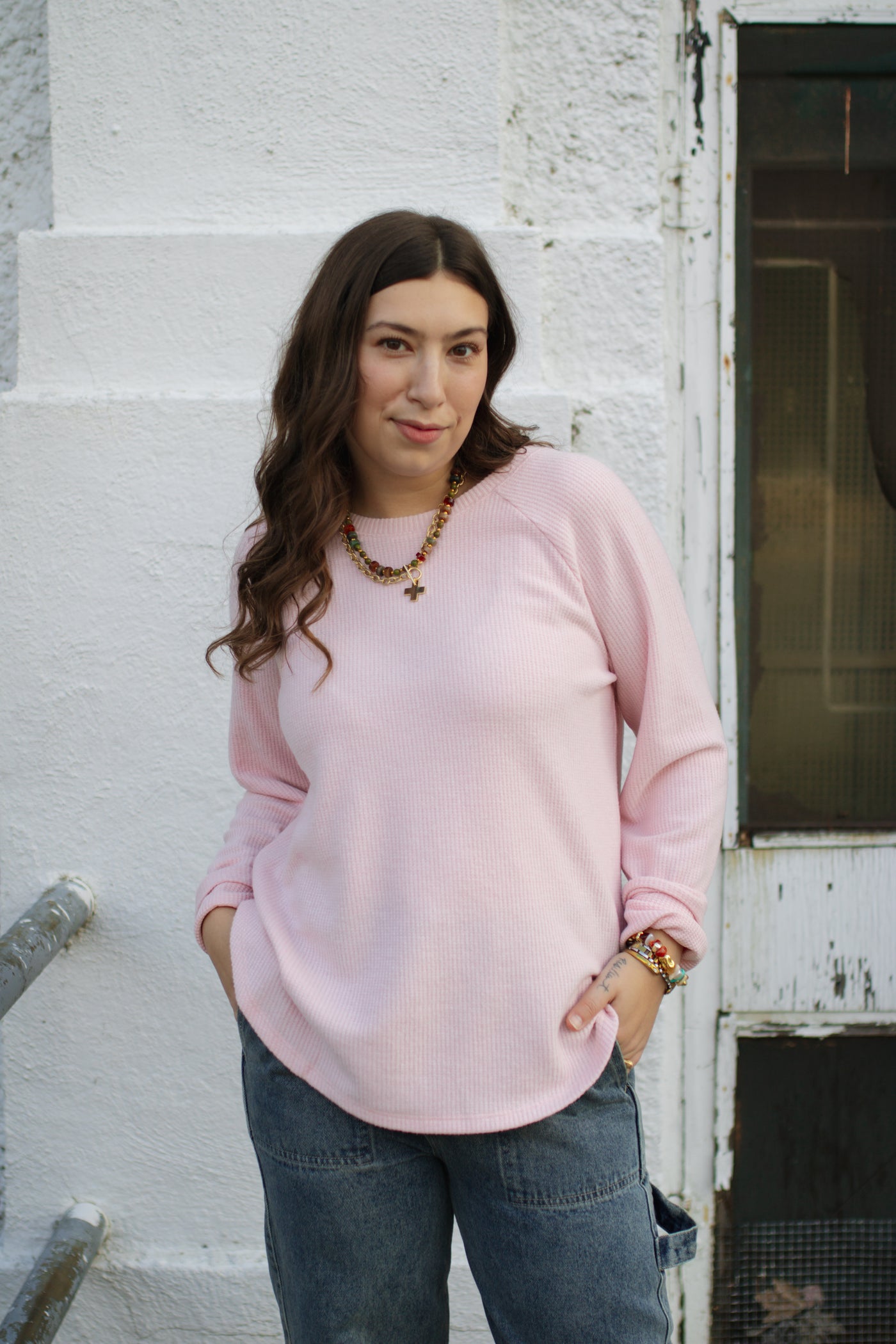 DOORBUSTER | Essential Layering Waffle Long Sleeve