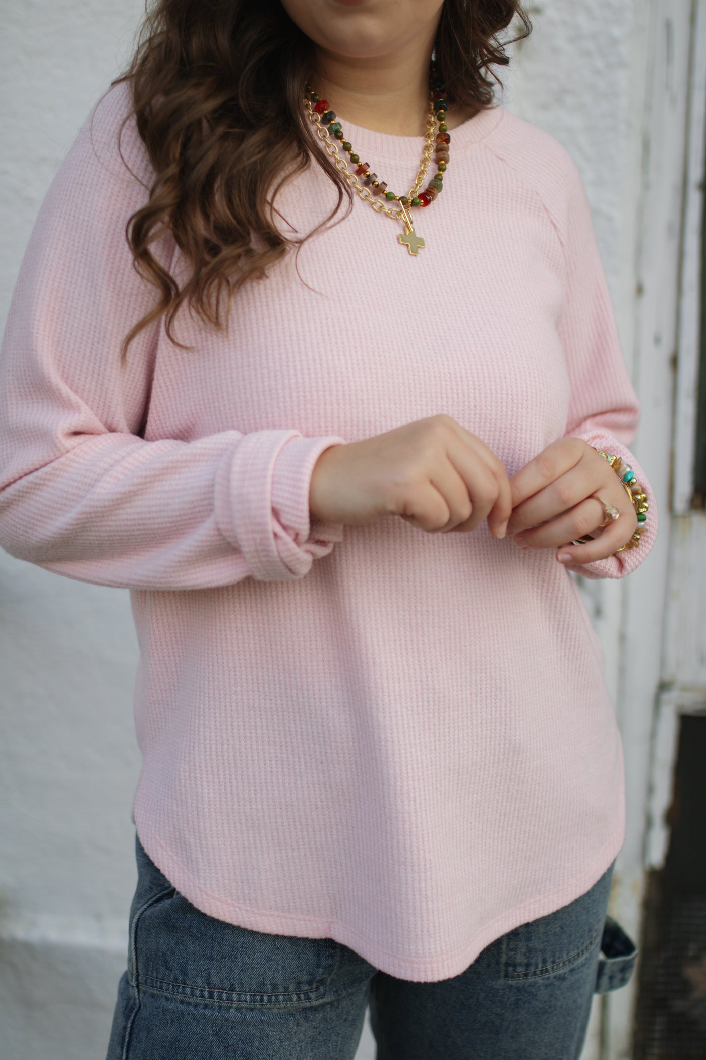 DOORBUSTER | Essential Layering Waffle Long Sleeve