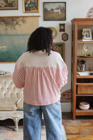 Tessa Striped Button Down