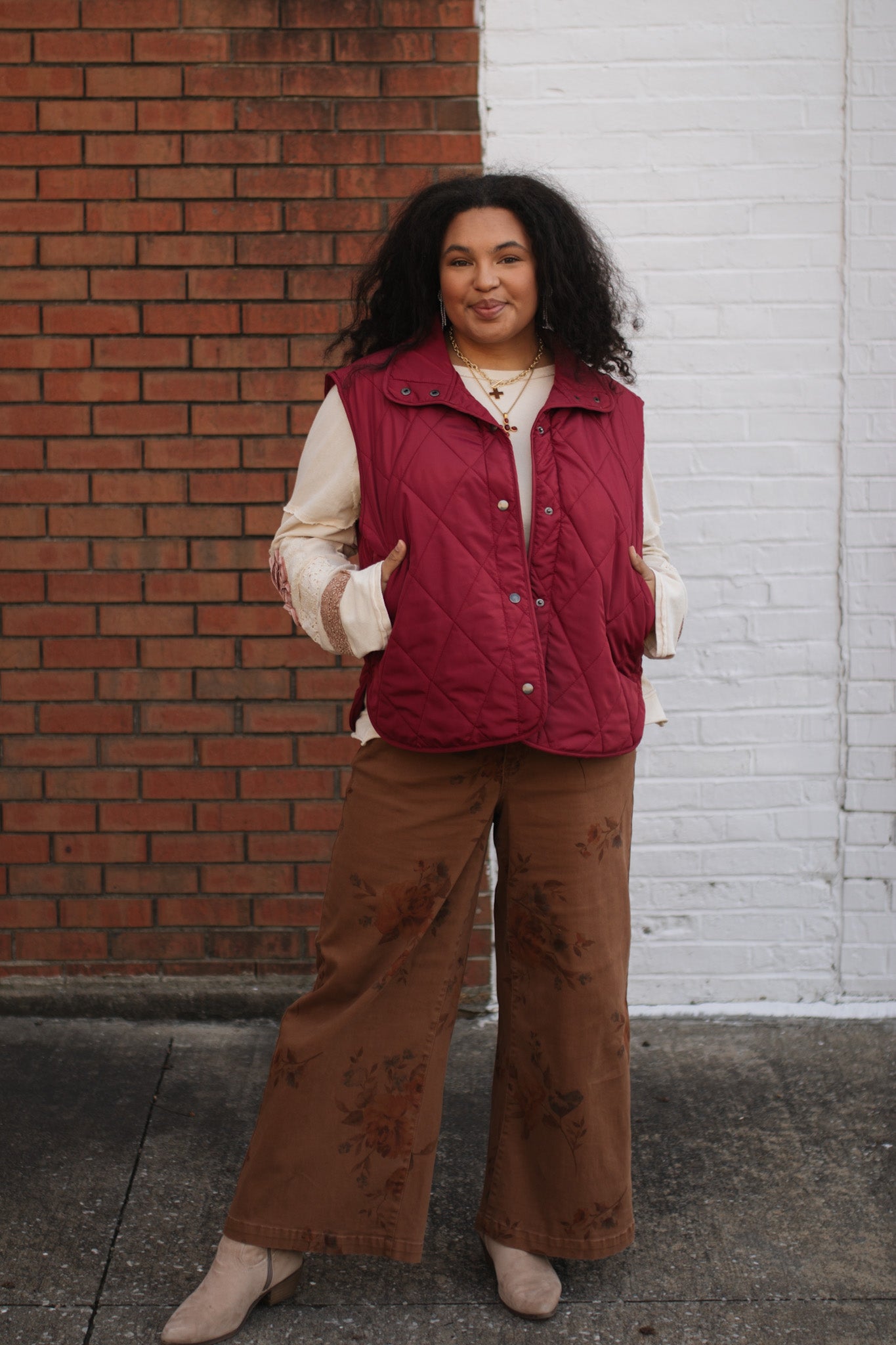 Lily Floral Detailed Long Sleeve