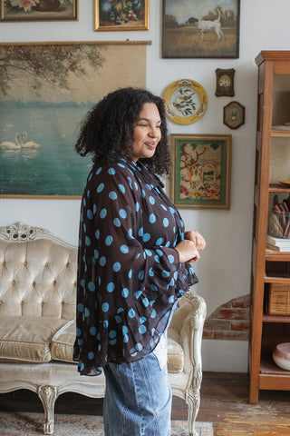 Sylvie Polka Dot Blouse