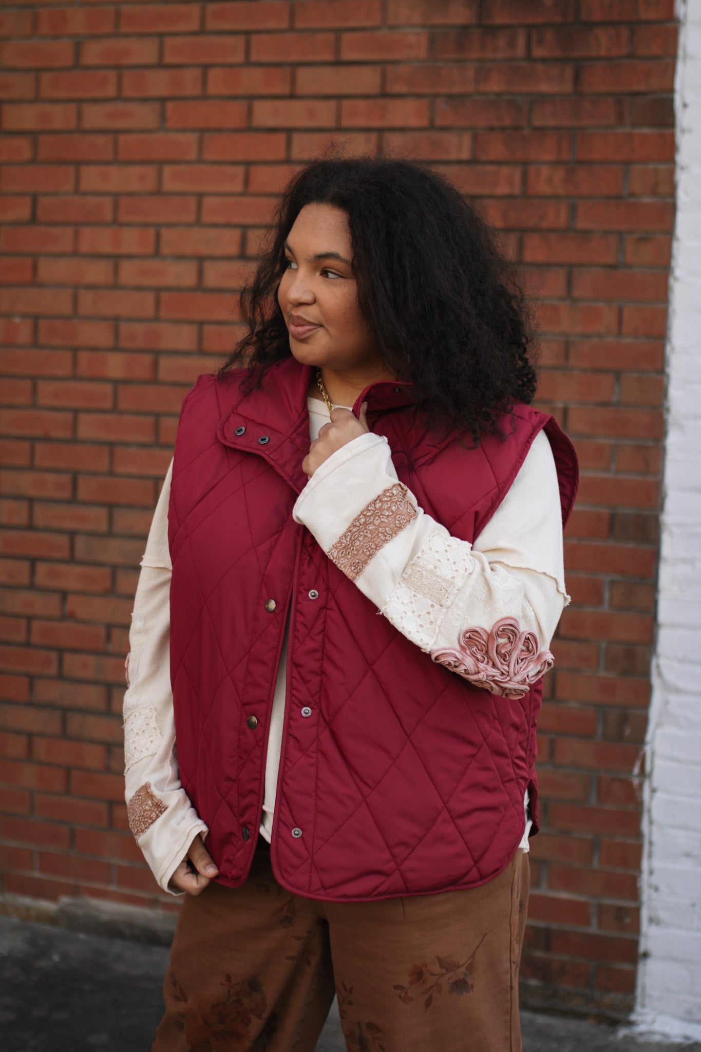 Lily Floral Detailed Long Sleeve