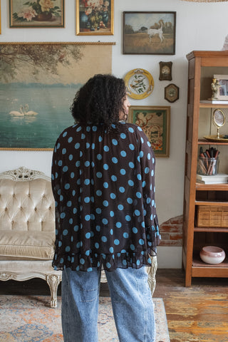 Sylvie Polka Dot Blouse