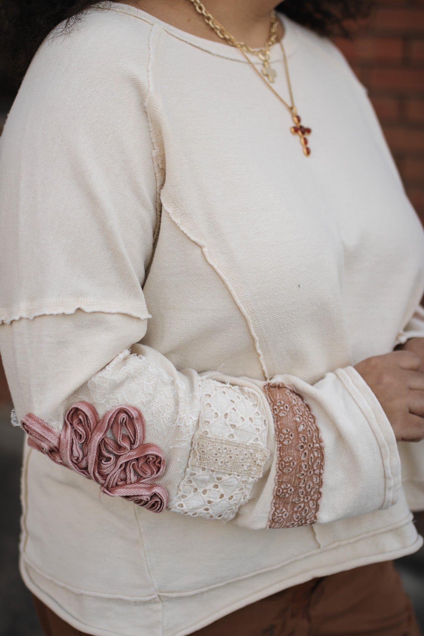 Lily Floral Detailed Long Sleeve