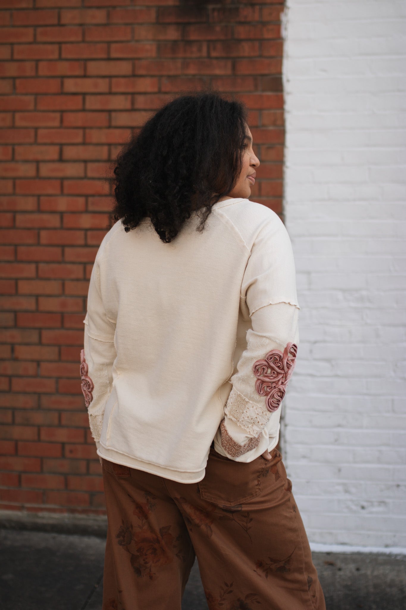 Lily Floral Detailed Long Sleeve