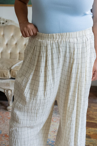 Jade Gauze Harem Pants
