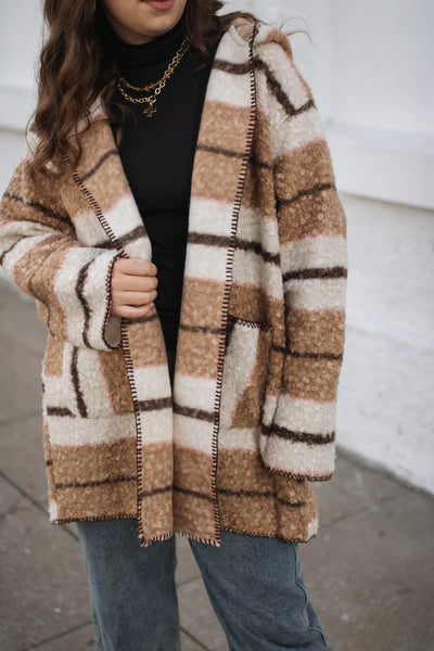 Dana Oversized Sherpa Jacket