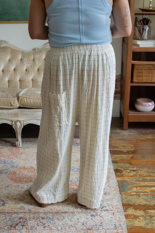 Jade Gauze Harem Pants