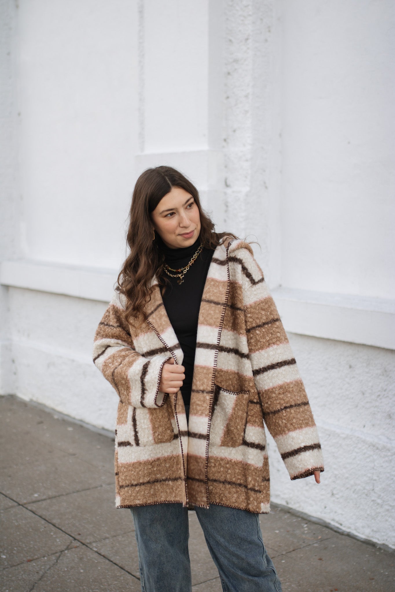 Dana Oversized Sherpa Jacket