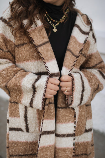 Dana Oversized Sherpa Jacket