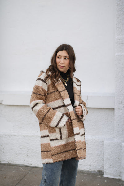 Dana Oversized Sherpa Jacket