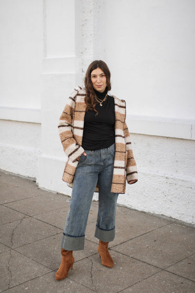 Dana Oversized Sherpa Jacket