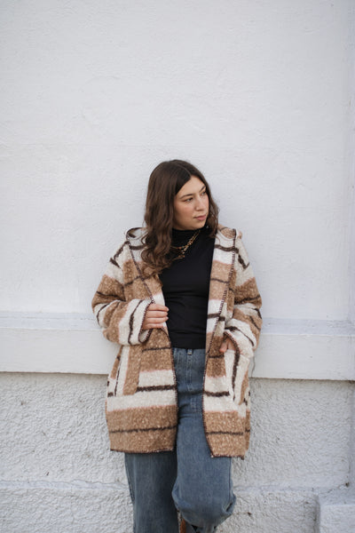 Dana Oversized Sherpa Jacket