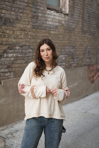 Lily Floral Detailed Long Sleeve