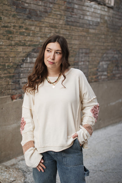 Lily Floral Detailed Long Sleeve