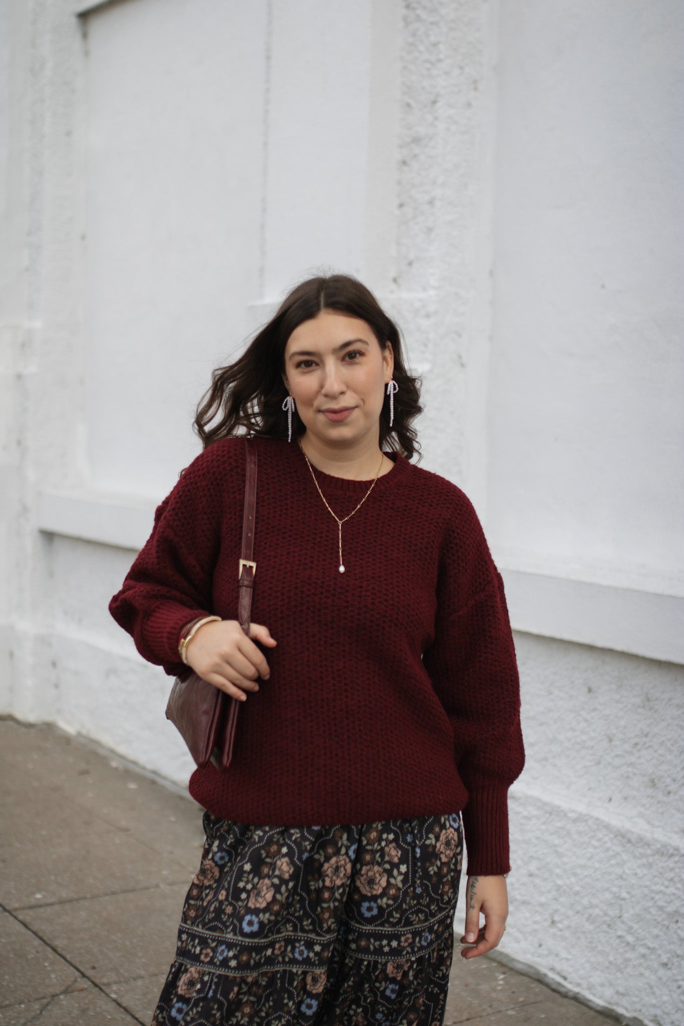 Flora Drop Shoulder Sweater