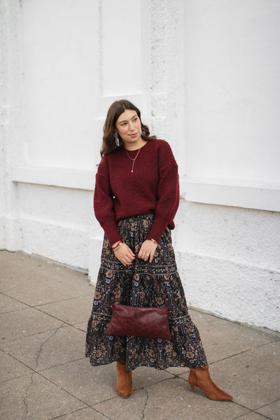 Presley Floral Maxi Skirt