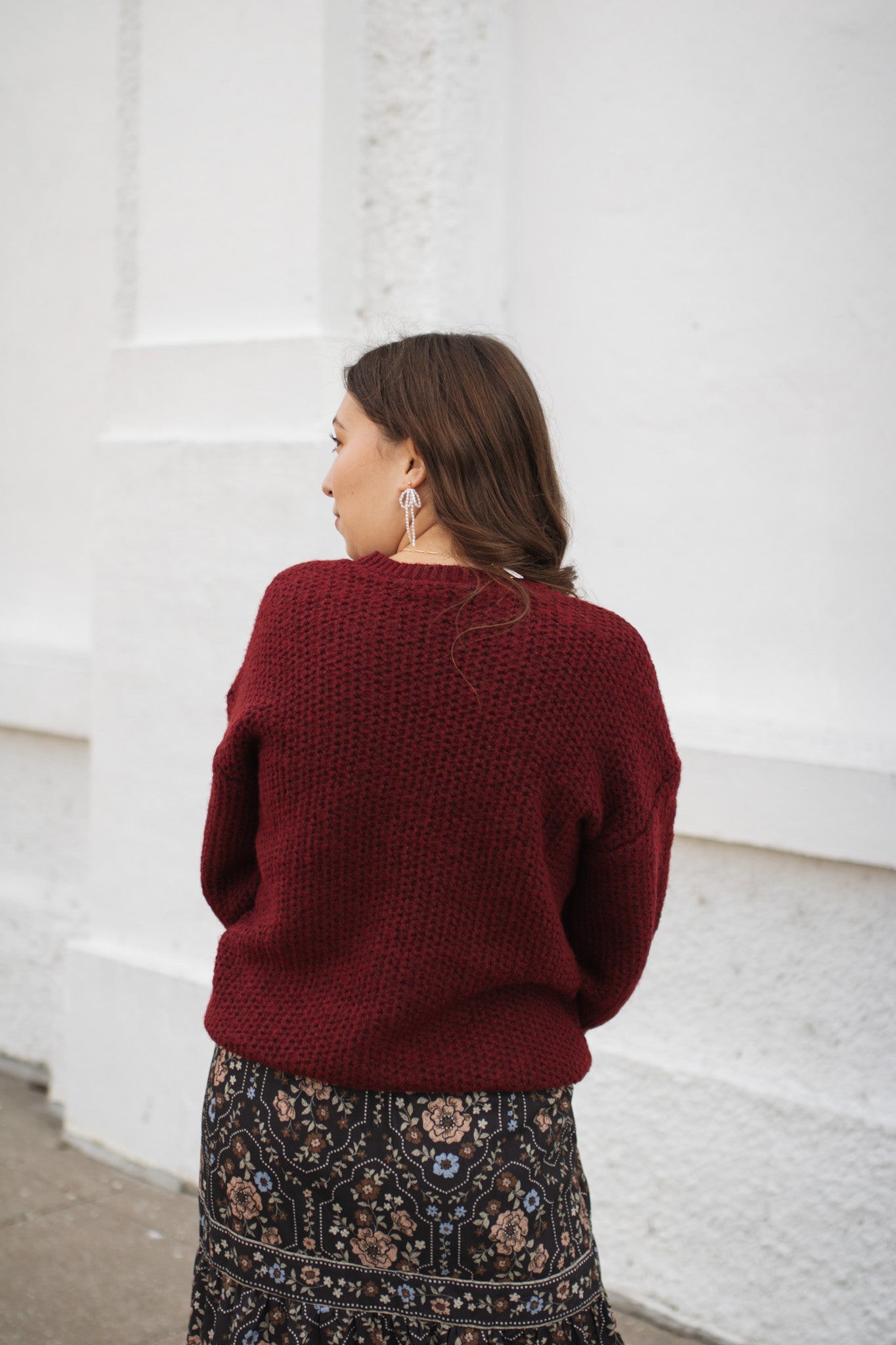 Flora Drop Shoulder Sweater