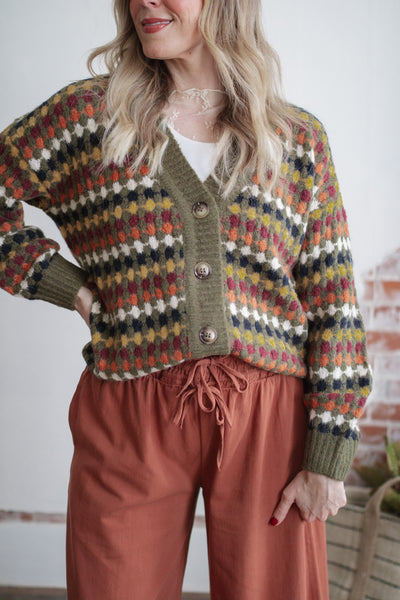 Heather Boyfriend Knit Cardigan