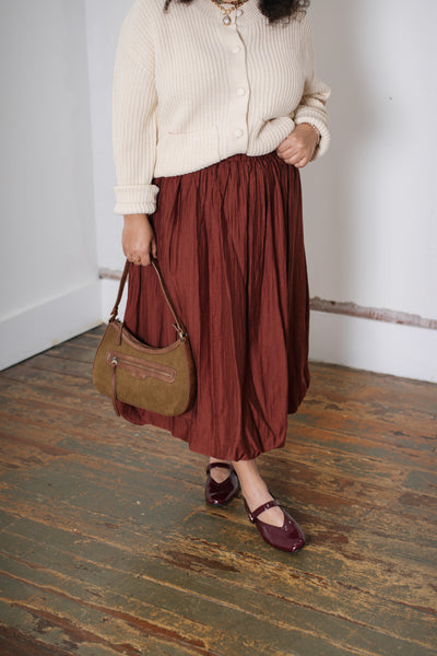 Izzie Satin Bubble Skirt