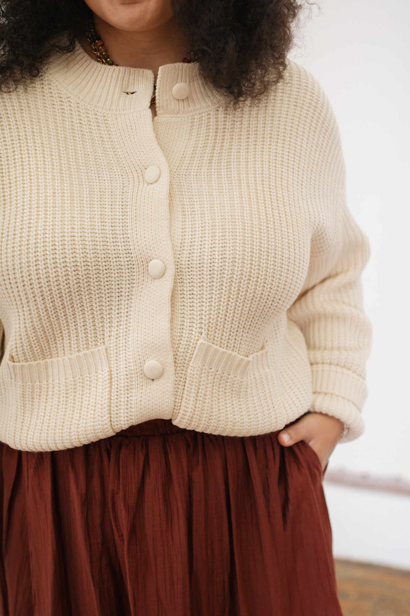 Natalie Chunky Knit Cardigan