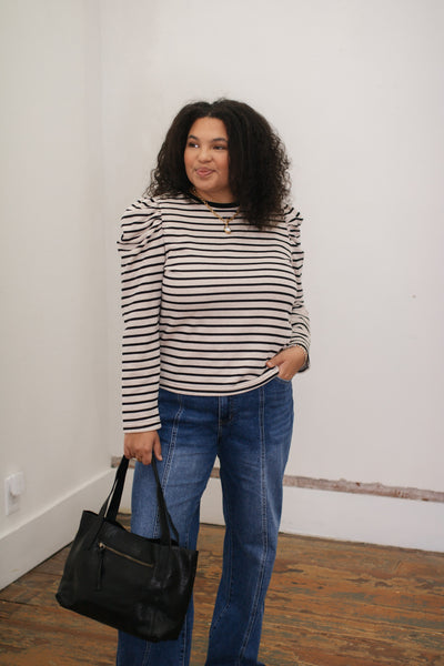 Tyler High Rise Wide Trouser Denim