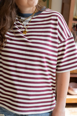 Dylan Relaxed Striped Tee