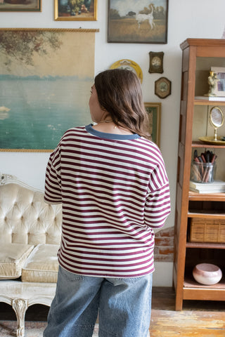 Dylan Relaxed Striped Tee