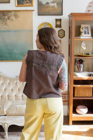 Logan Lace Embroidered Vest