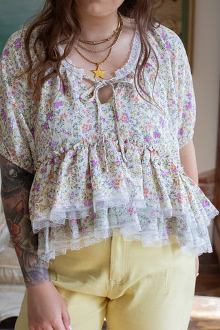 Isla Floral Baby Doll Top