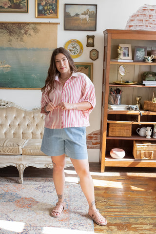 Tessa Striped Button Down