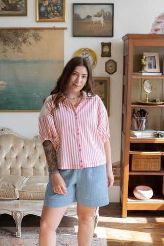 Tessa Striped Button Down